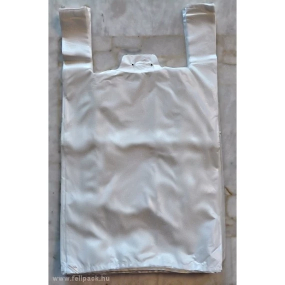 Ingvállas bevásárlószatyor 40x60/13 fehér