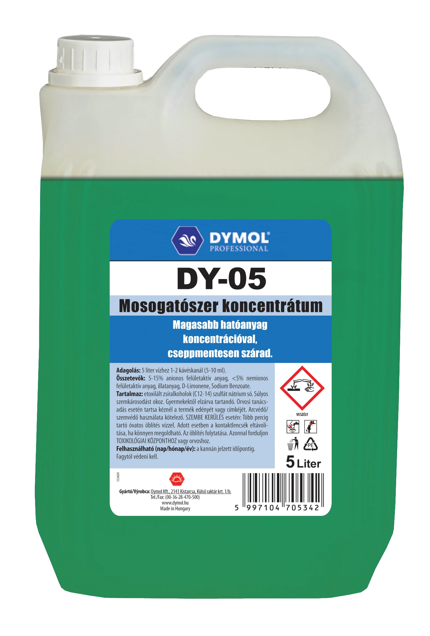 DY-05 Mosogatószer koncentrátum 5000 ml