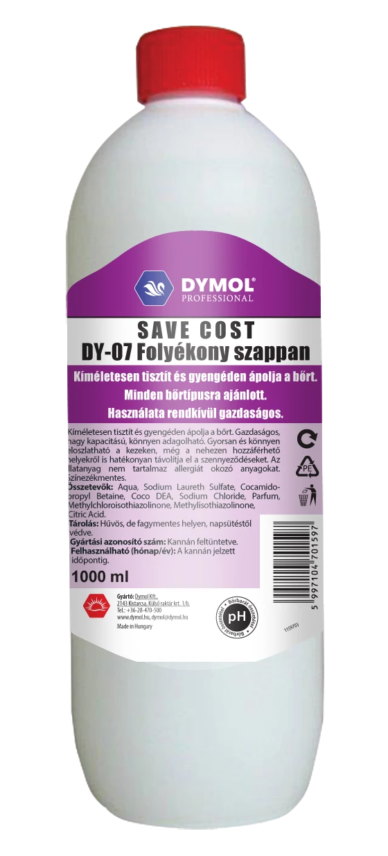 DY-07 Folyékony szappan save cost 1000 ml