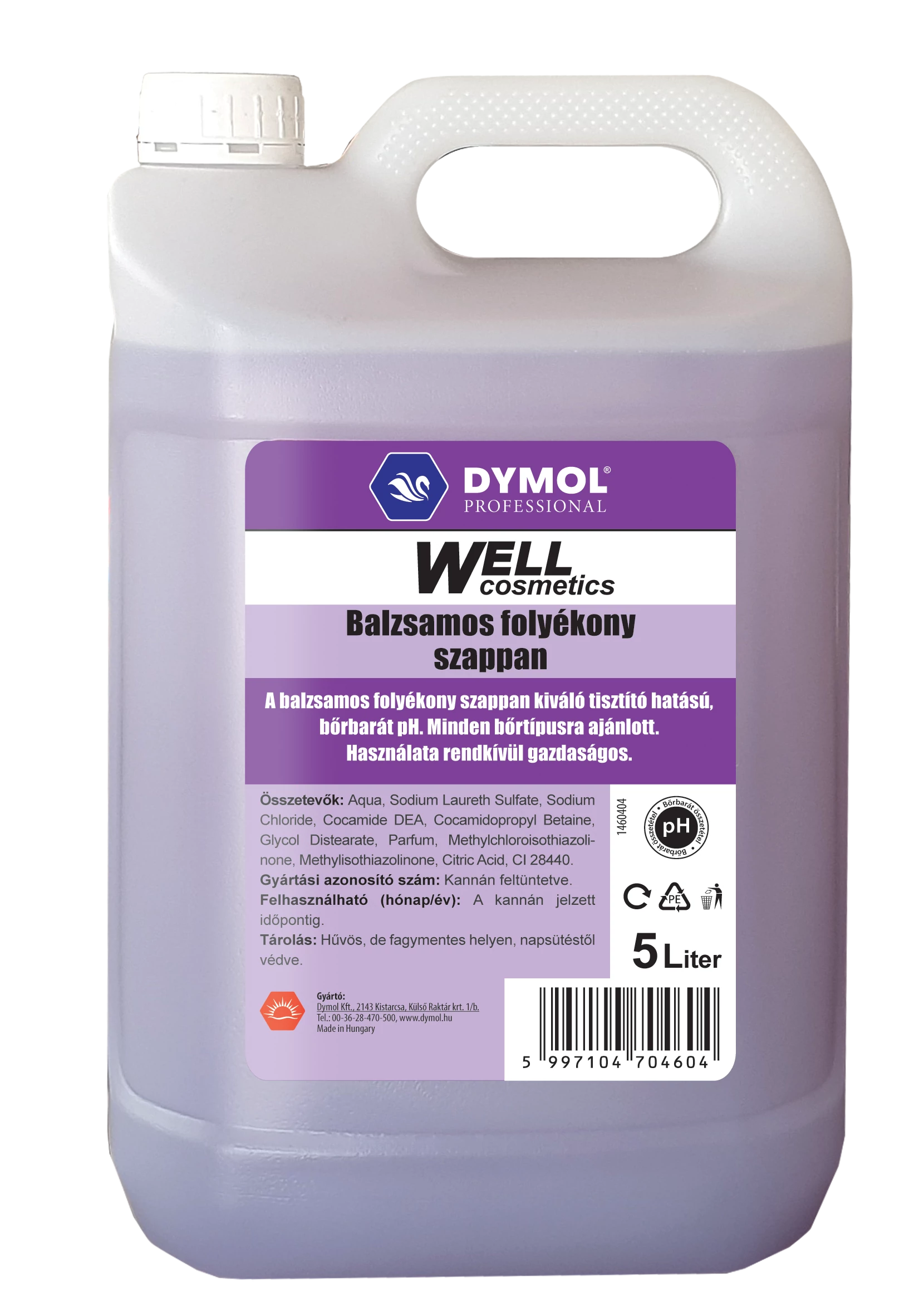 Well folyékony szappan balzsamos 5000 ml