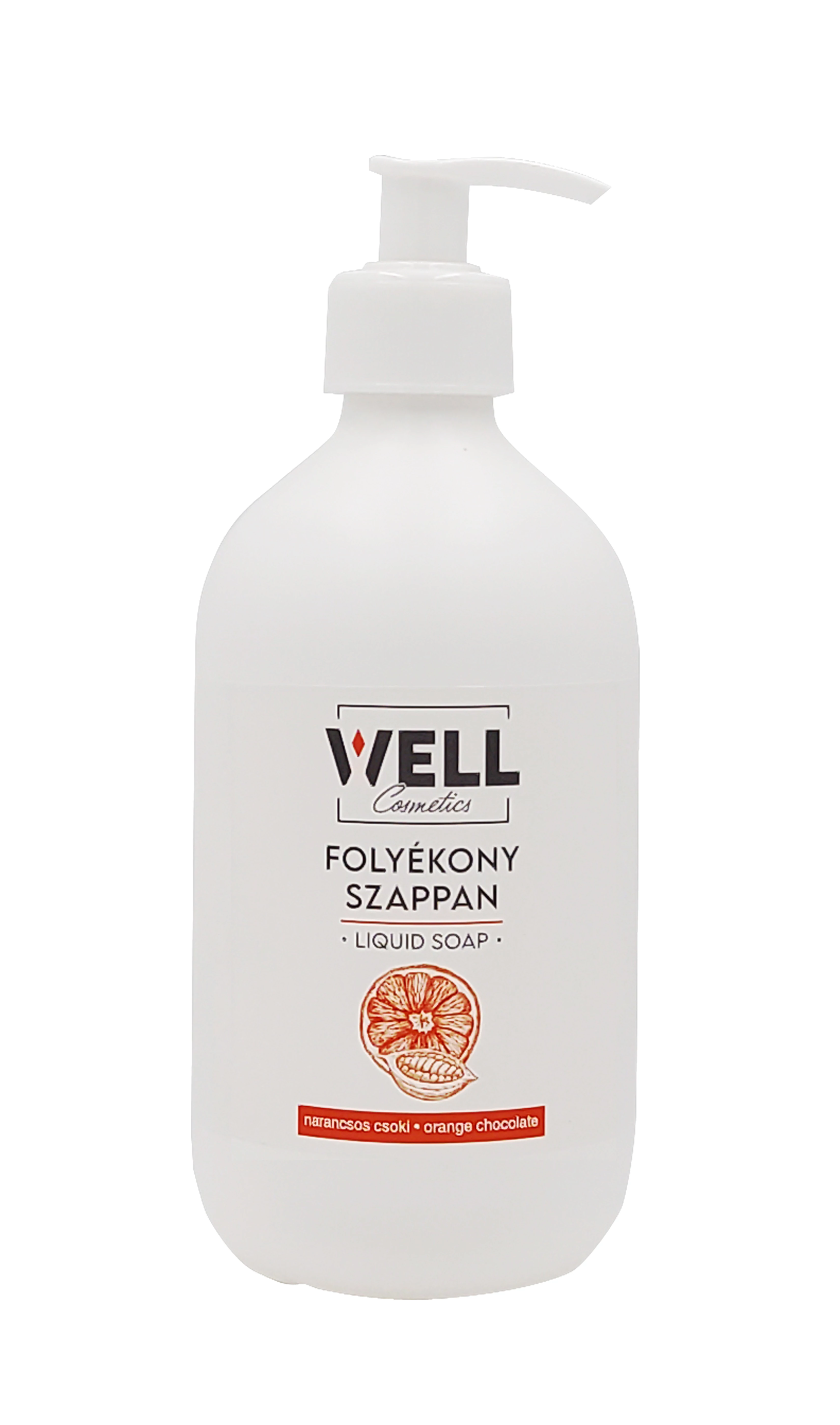 Well folyékony szappan narancsos-csoki 500 ml