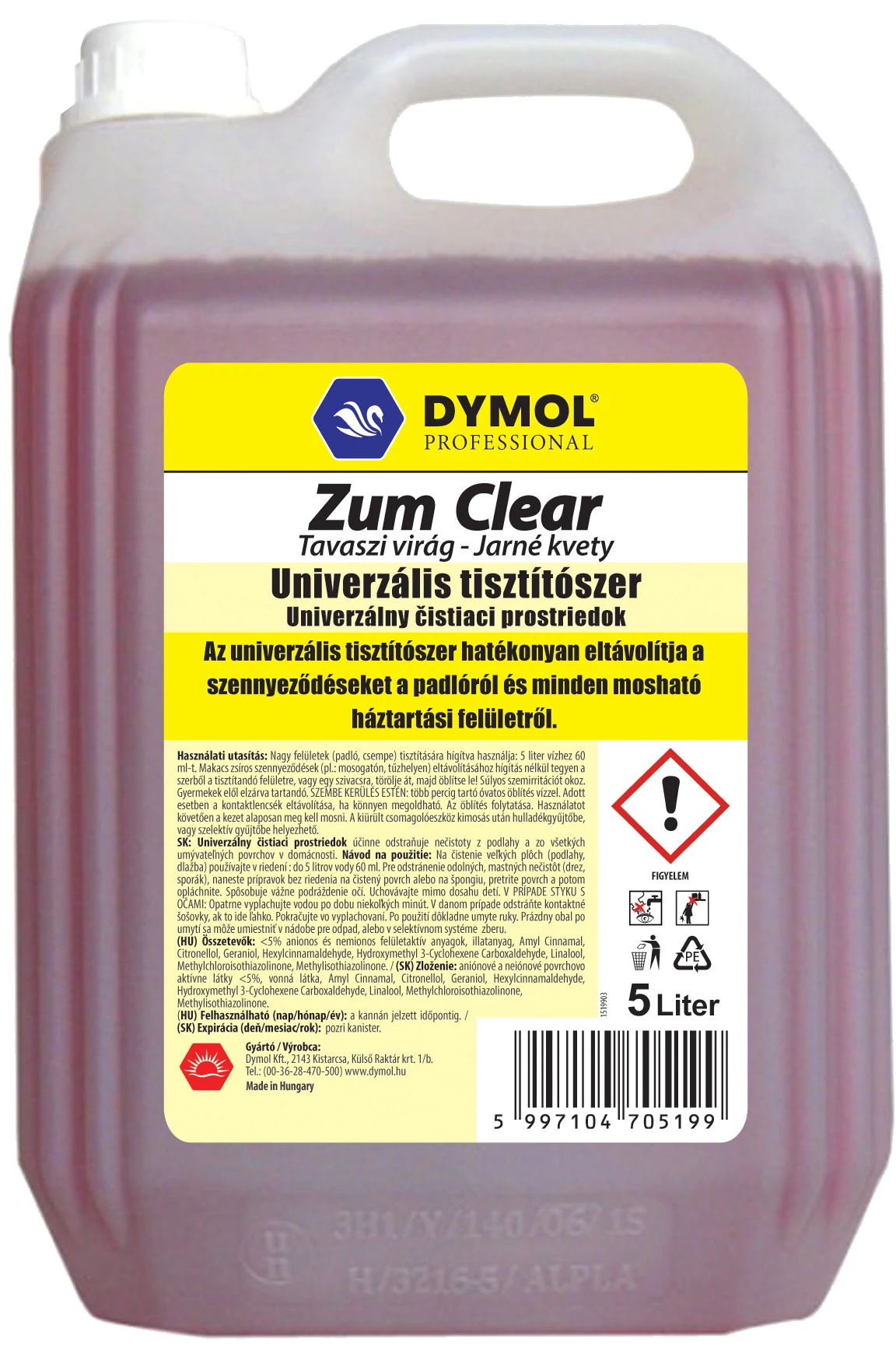 Zum Univerzális tisztító tavaszi virág 5000 ml