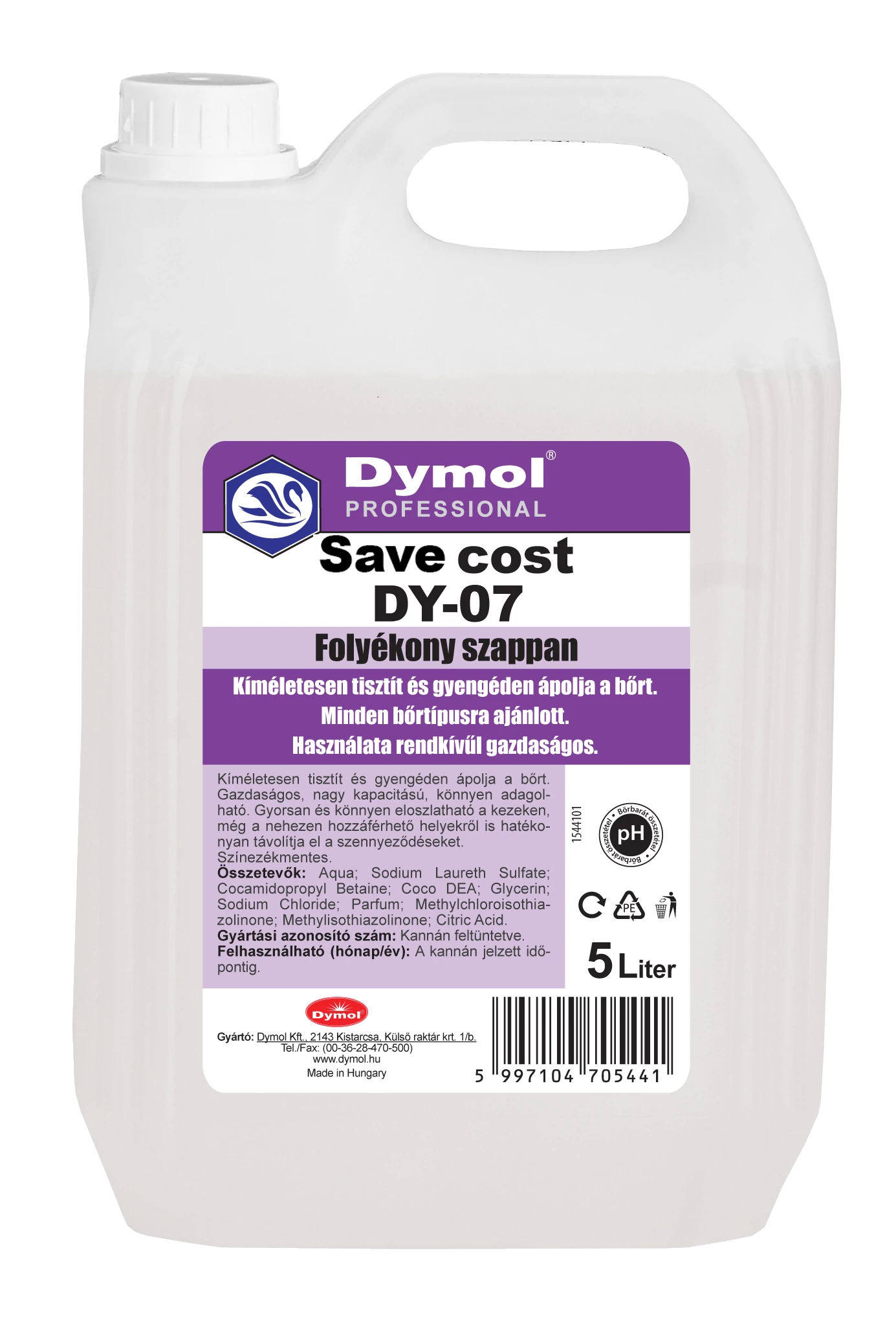 DY-07 Folyékony szappan save cost 5000 ml