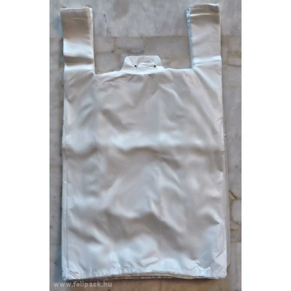 Ingvállas bevásárlószatyor 40x60/13 fehér
